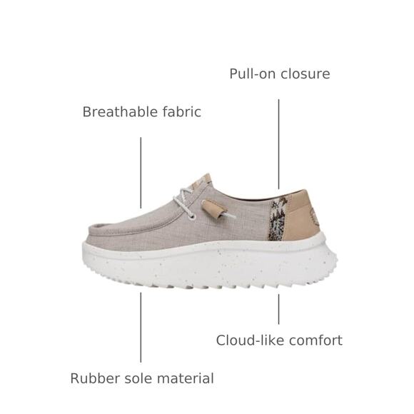 Hey Dude Womens Wendy Peak Chambray 7 - Picture 2 of 10